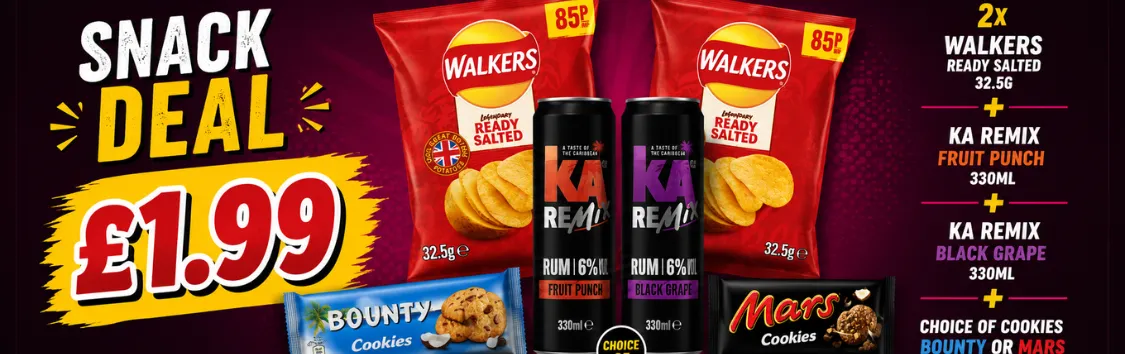 £1.99 - Energy - Crisps - Cookies!
