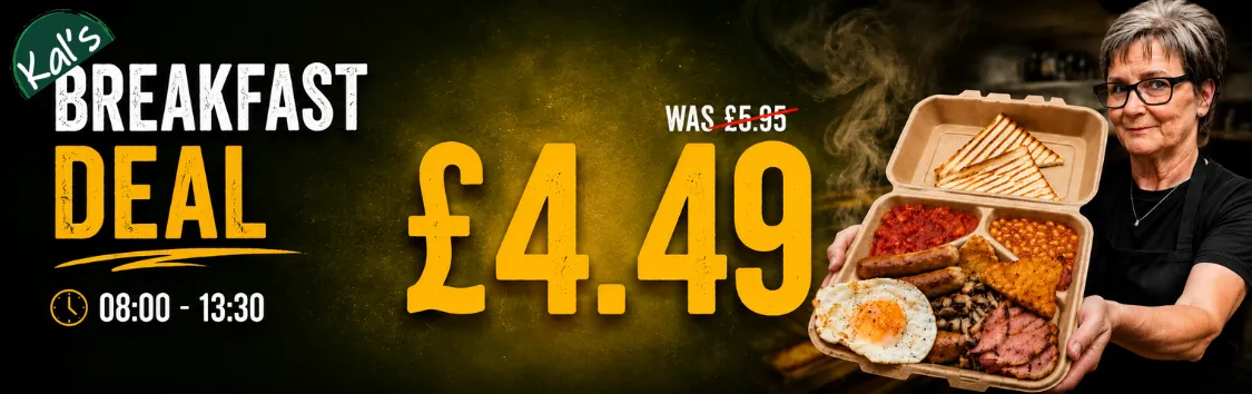 £4.49 Breakfast deal