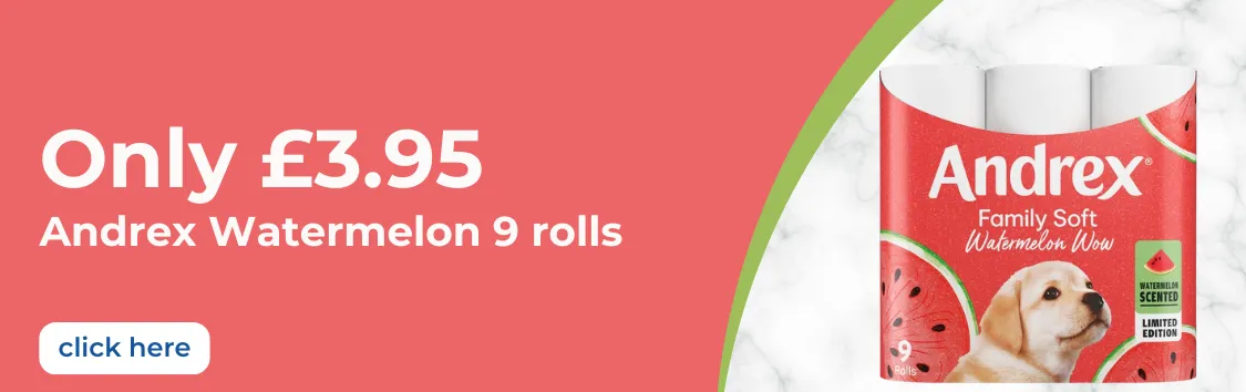 Andrex Watermelon 9 Rolls
