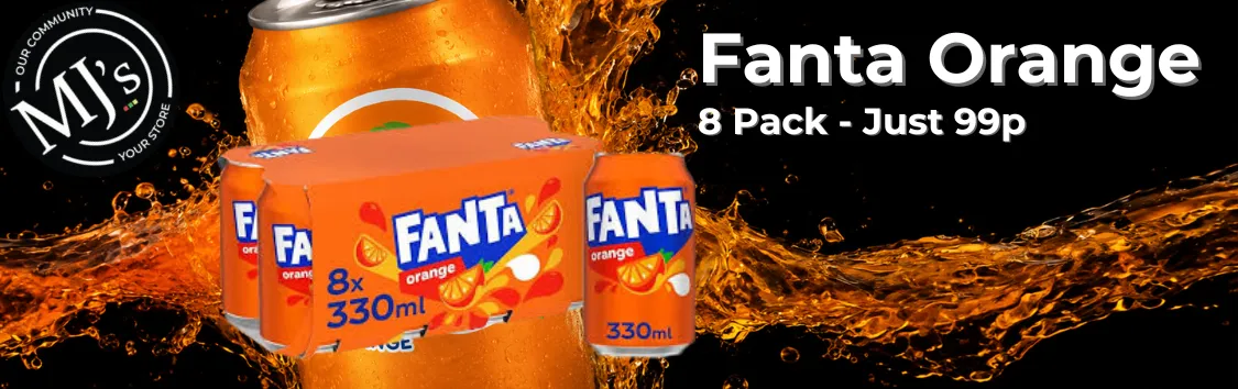 Fanta Orange 8 Pack 99p