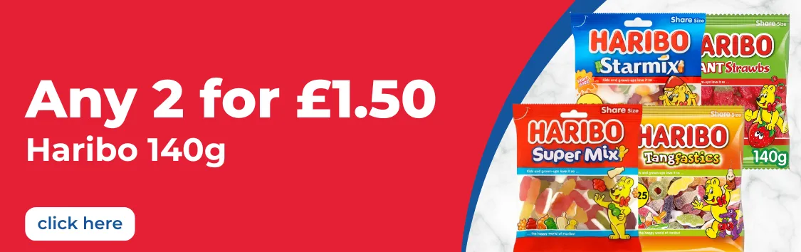 Haribo - Any 2 for £1.50