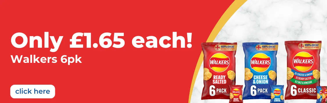 Walkers 6 packs