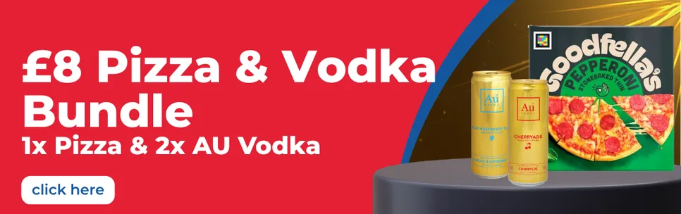 £8 Pizza & Vodka Bundle