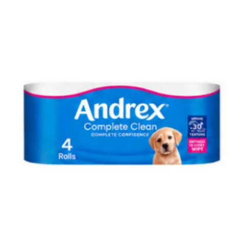 Andrex Complete Clean 4 Pack