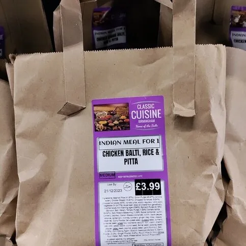 Chicken Balti Meal Bag