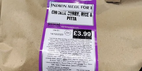 Chicken Curry Meal Bag
