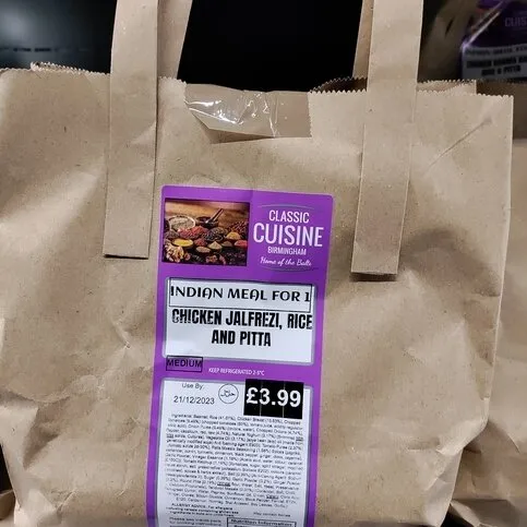 Chicken Jalfrezi Meal Bag