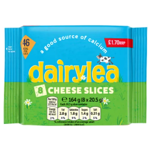 Dairylea Cheese Slices 8 x 20.5g (164g)