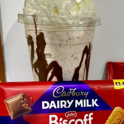 Dairy Milk Biscoff Signature Shake