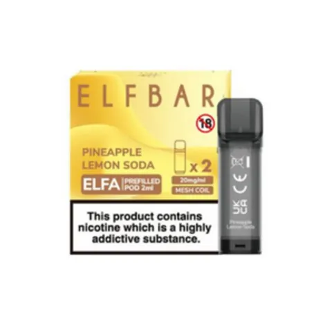 Elf Bar Elfa Pineapple Lemon Soda Prefilled 2ml