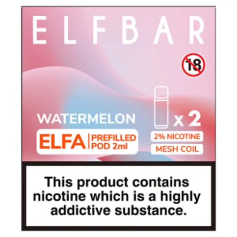 Elf Bar Elfa Prefilled Pods Watermelon 2 Pack