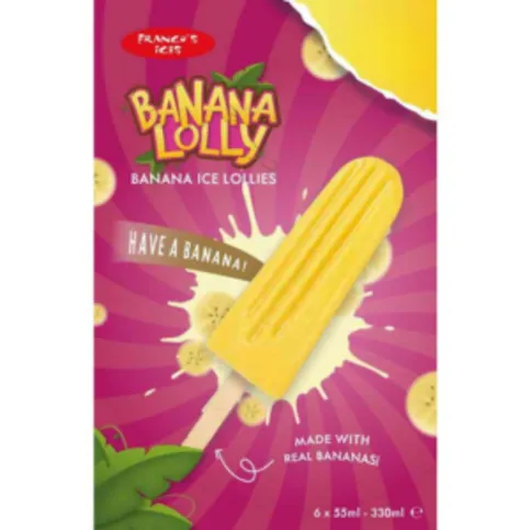 Franco Banana Lolly 6 Pack