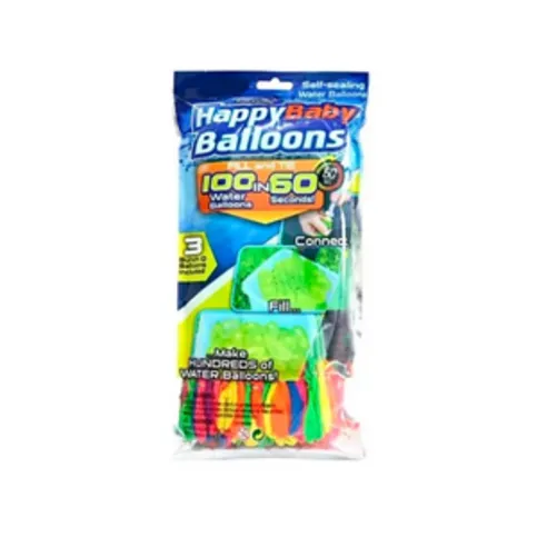 Happy Baby Water Balloons 100 Pack