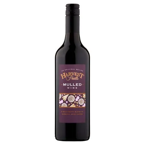 Harvest Fruits Mulled British Red Wine 75cl