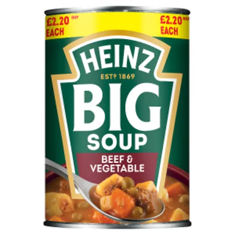 Heinz Big Soup Beef & Vegetable 400g