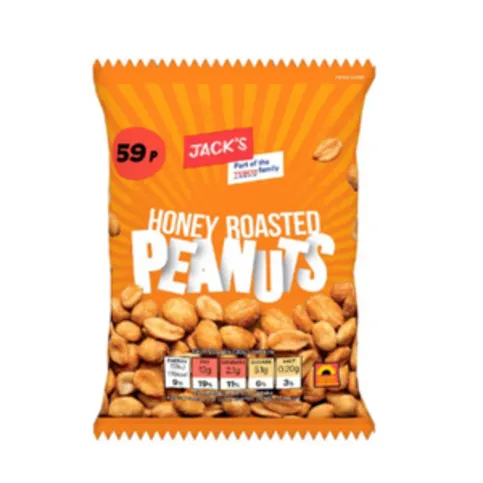 Jacks Honey Roasted Peanuts 75g
