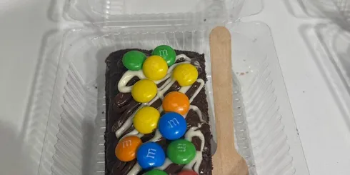 M&M Chocolate Brownie
