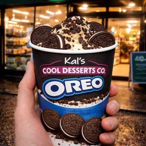 Mr Whippy Oreo Sundae Large