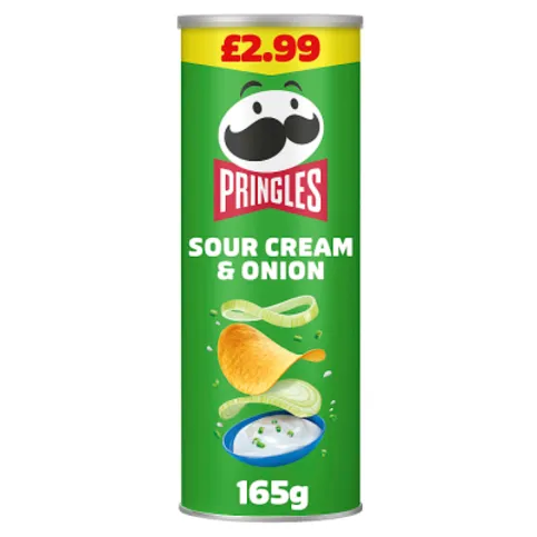 Pringles Sour Cream & Onion 165g