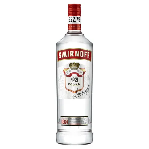 Smirnoff Red 37.5% 1 litre