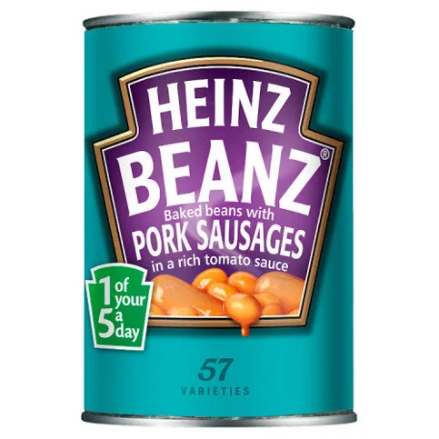 Heinz Baked Beanz with Sausages 415g