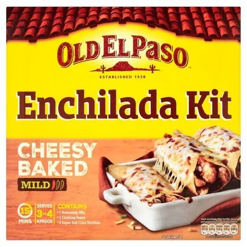 Old El Paso Cheesy Baked Enchilada Kit 663g