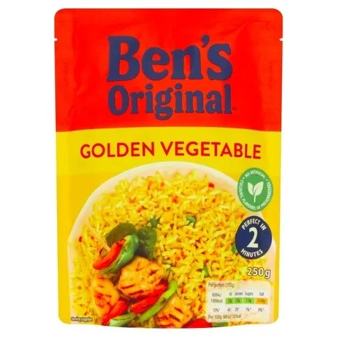 Ben's Original Golden Vegetable Microwave Rice 250g