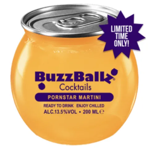 BuzzBallz Pornstar Martini Cocktails 200ml