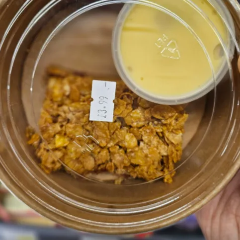 Cornflakes Tart & Custard