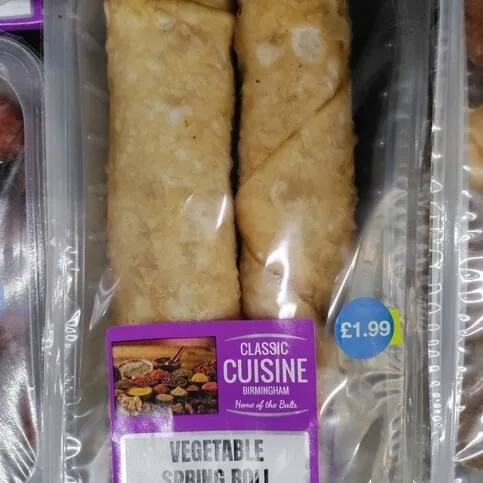 Classic Cuisine Veg Spring Roll 2's