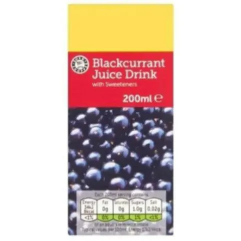ES Blackcurrant Juice 200ml