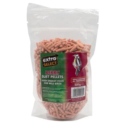 Extra Select Berry Suet Pellets 550g