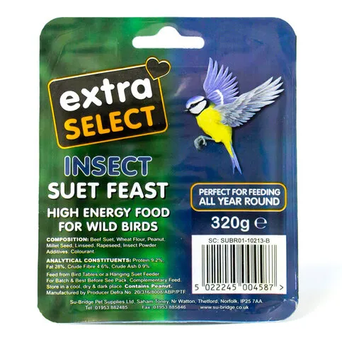 Extra Select Insect Suet Feast 320g