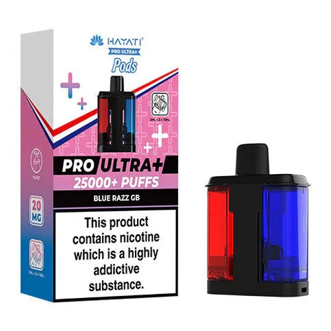 Hayati Pro Ultra+ Blue Razz GB Pods