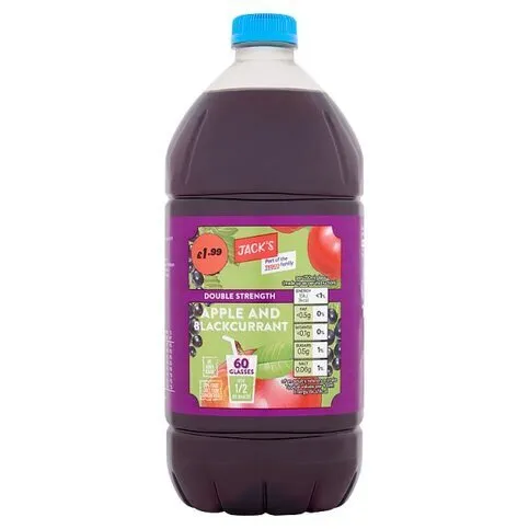 Jacks Blackcurrant Squash 1.5L