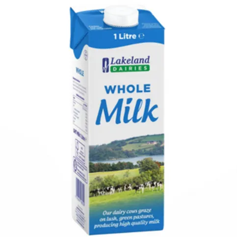 Lakeland UHT Whole Milk 1L