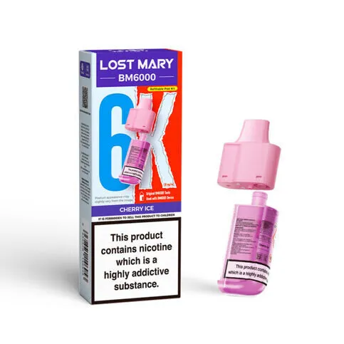Lost Mary BM6000 CHERRY ICE Refillable Vape