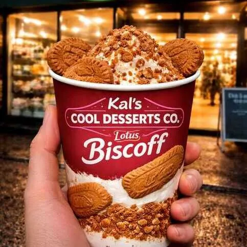 Mr Whippy Biscoff Sundae Large