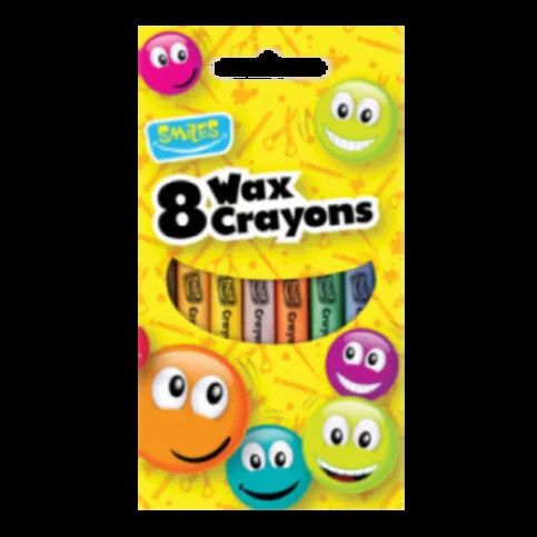 Wax Crayons 8 Pack