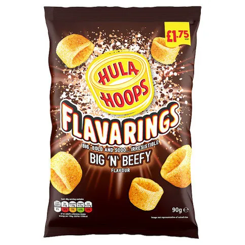Hula Hoops Flavarings Big 'N' Beefy Flavour 90g
