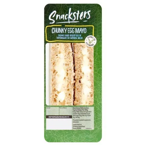Snacksters Chunky Egg Mayo 140g